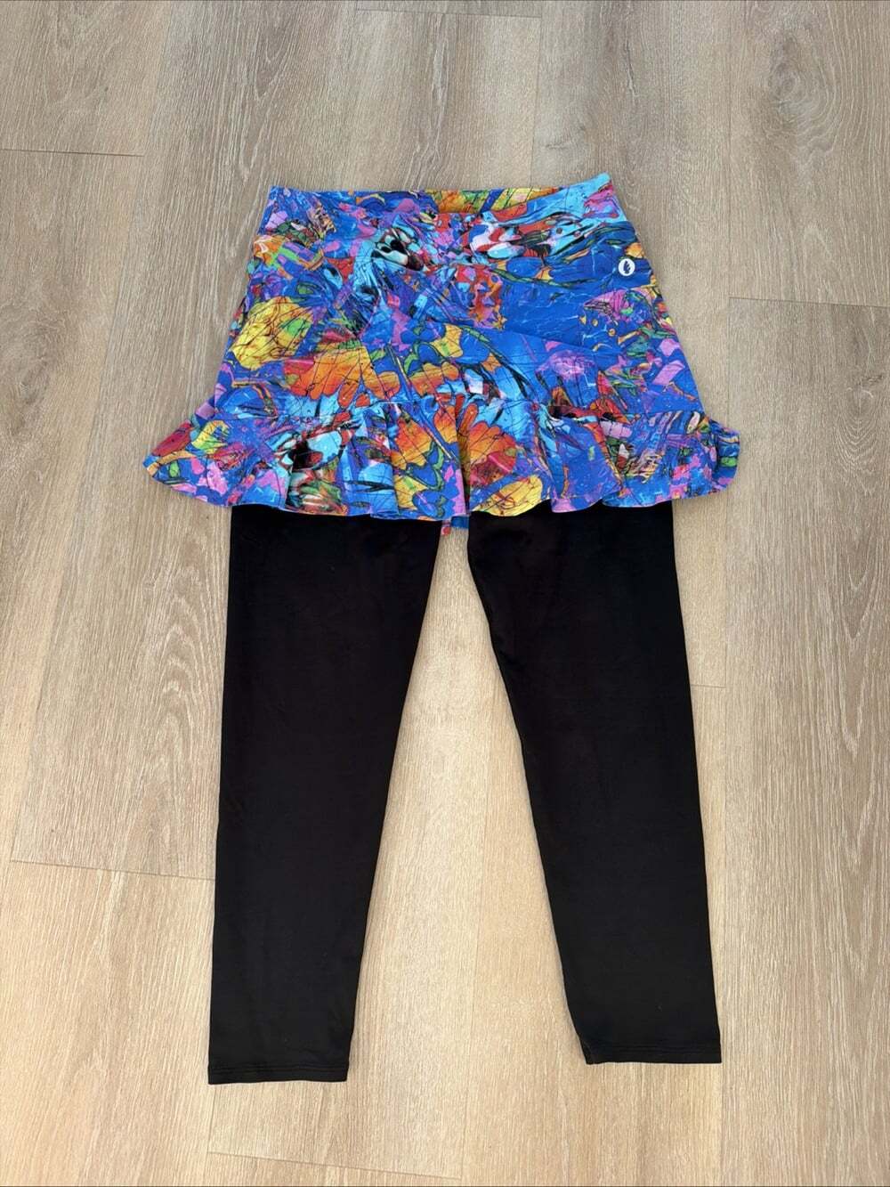 Dona Jo Women's Pull On Skirted Activewear Leggings Size 3 XL(34)